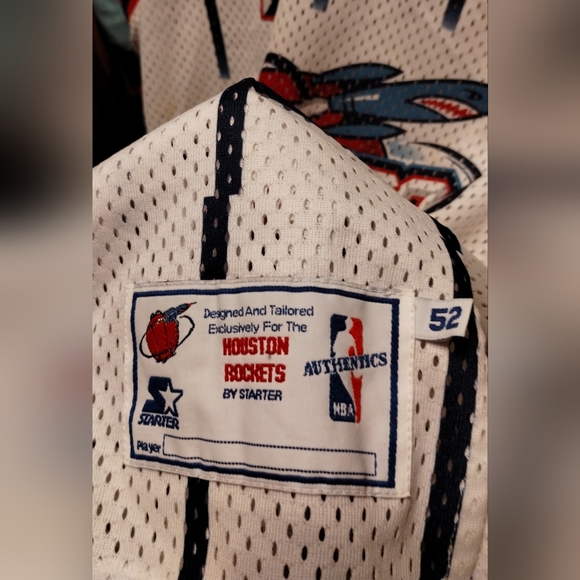 Rare vintage NBA Houston rockets Charles Barkley starter jersey - Picture 3 of 5